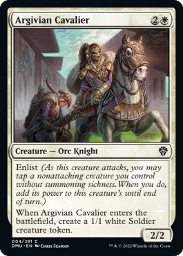 Dominaria United - Argivian Cavalier - Brand New