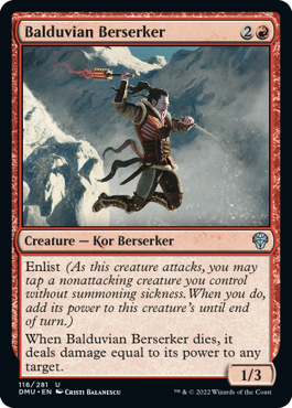 Dominaria United - Balduvian Berserker - Brand New