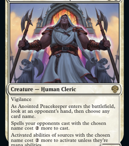 Dominaria United - Anointed Peacekeeper - Brand New