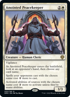 Dominaria United - Anointed Peacekeeper - Brand New