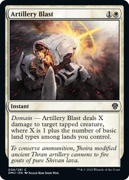 Dominaria United - Artillery Blast - Brand New