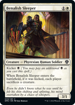 Dominaria United - Benalish Sleeper - Brand New