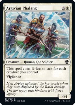 Dominaria United - Argivian Phalanx - Brand New