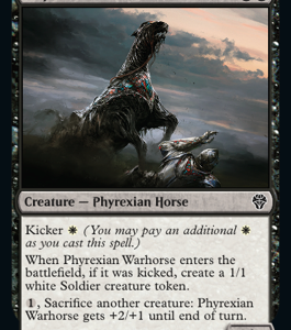 Dominaria United - Phyrexian Warhorse - Brand New