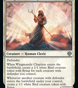 Dominaria United - Wingmantle Chaplain - Brand New