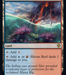 Dominaria United - Foil Shivan Reef - Brand New