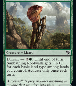 Dominaria United - Sunbathing Rootwalla - Brand New