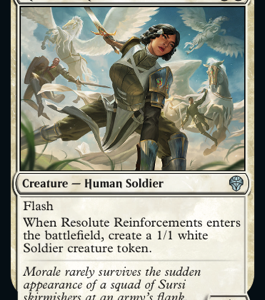 Dominaria United - Resolute Reinforcements - Brand New