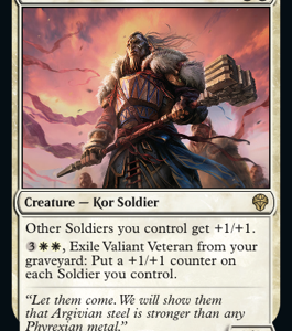 Dominaria United - Valiant Veteran - Brand New