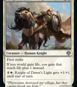 Dominaria United - Knight of Dawn's Light - Brand New