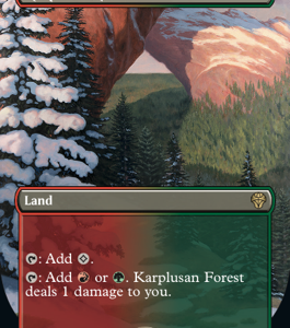 Dominaria United - Karplusan Forest (Borderless) - Brand New