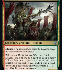 Dominaria United - Rulik Mons, Warren Chief - Brand New