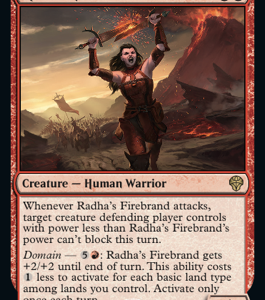 Dominaria United - Radha's Firebrand - Brand New