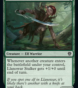 Dominaria United - Llanowar Stalker - Brand New