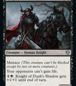 Dominaria United - Knight of Dusk's Shadow - Brand New