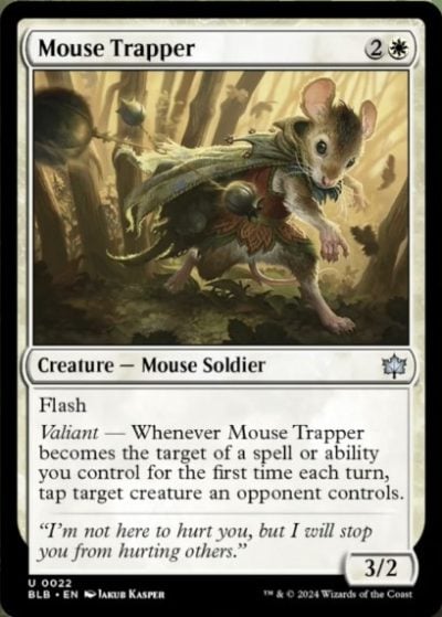 Bloomburrow - Mouse Trapper - Brand New