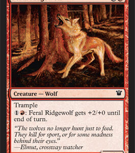 Innistrad - Feral Ridgewolf - Near Mint